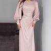 Elegant Style High-end Long-sleeved Long Skirt Dress Women's Clothing Autumn Winter 2025