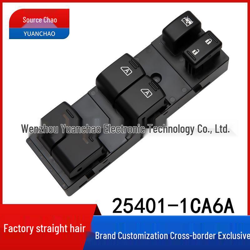 Nissan Electric Car Window Main Control Switch 25401-1CA6A
