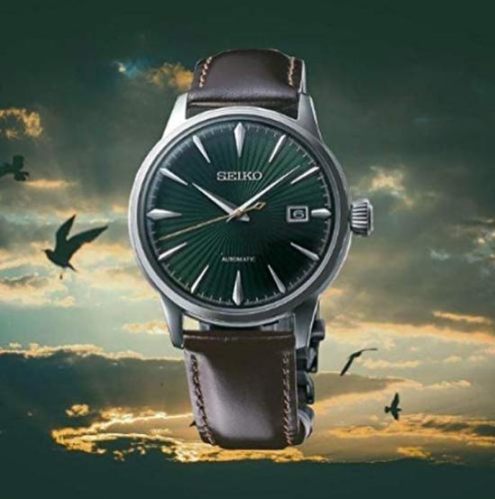 Seiko SRPD37J1 Presage Automatic Green Analog Sports Watch Made in Japan Automatic Overseas Shipping Men's