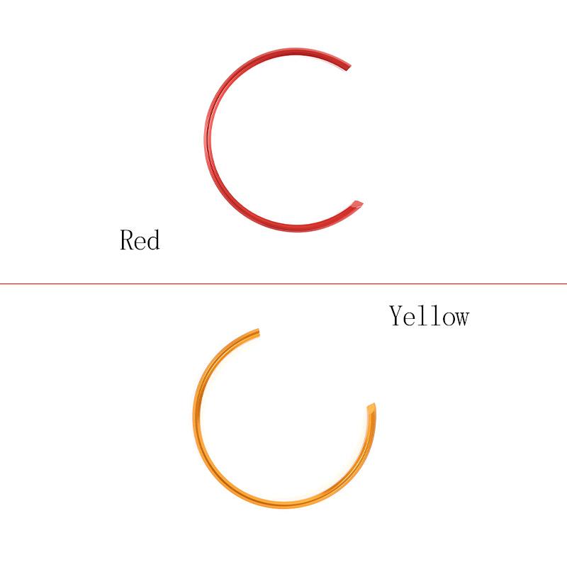Aluminum Alloy Red/Yellow Car Dashboard Tachometer Decorative Ring Sticker For Toyota GR Soup A90 2019-2026 Car Accessories