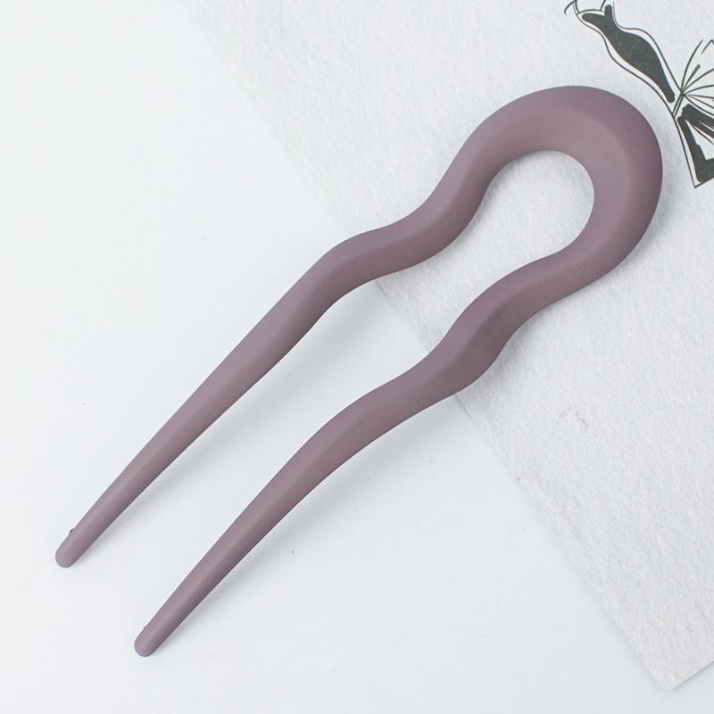 

U-образная традиционная заколка для волос из смолы, оригинальная ретро женская новинка