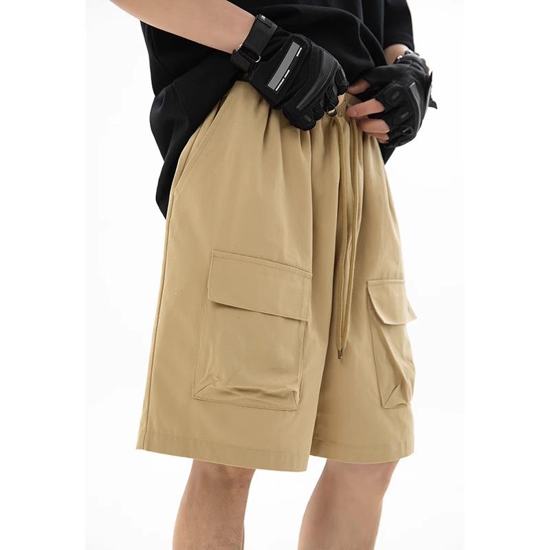 Men's Trendy Cargo Shorts - Mountain System Wide-Leg Loose Five-Point Summer Pants
