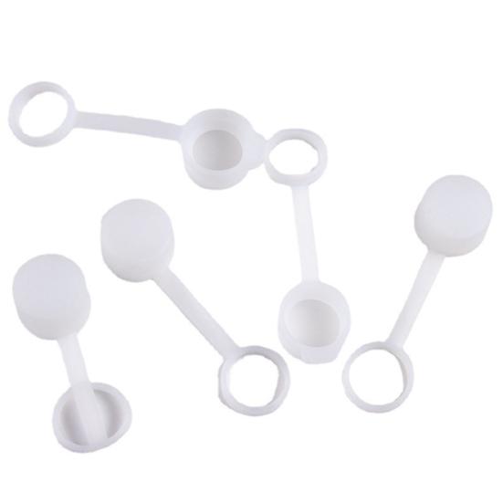 2Pcs Mud Caps Food Grade BPA Free Heat-Resistant Good Sealing Dustproof Silicone Water Bottle Mud Caps