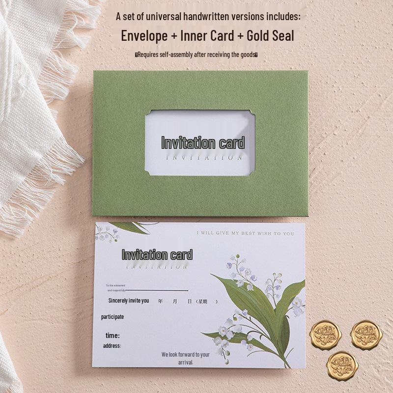 Birthday & Festival Greeting Card, Invitation, Kindergarten Blessing, School Thank You, Father s Day Card