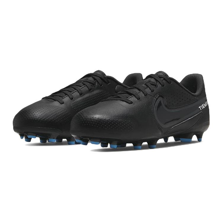 Nike Slip Resistant Abrasion Resistant Low Top Kids' Soccer Shoes Black Kids' DA1333-001