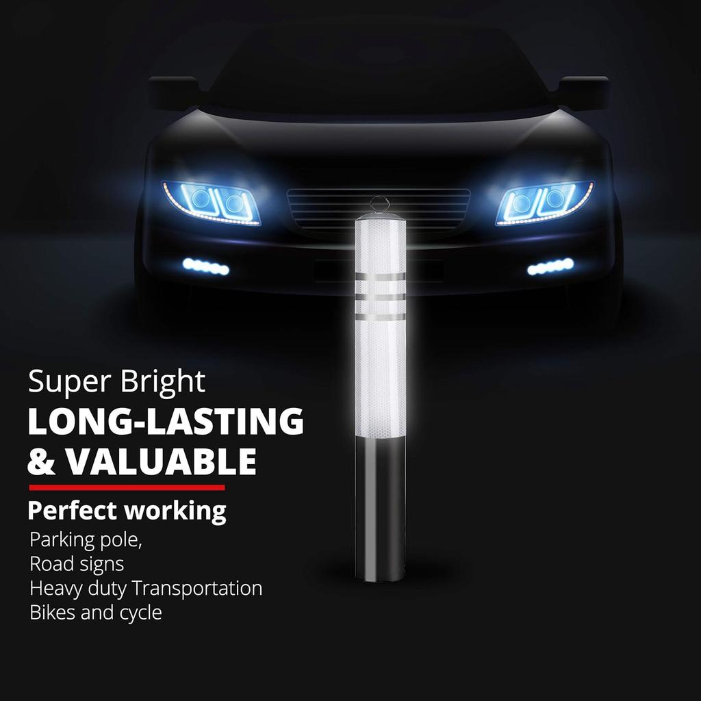 Bike Stickers Reflective Tape Fluorescent Bicycle Strips Cycling Tapes for Helmet Motorcycle Scooter accessory
