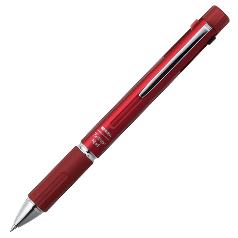 

Sakura Crepas multifunction pen ball sign 4+1 metallic red GB4M1004P#519