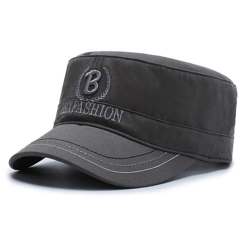 Autumn Hat Personality Spring and Autumn Flat Top Hat Alphabet Baseball Cap Outdoor Street Embroidery Cap