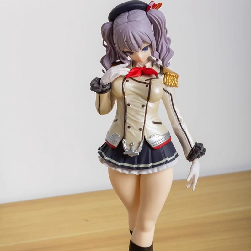 Kolekce Kantai Figurka Kan Colle Kashima Hibiki Azur Lane Anime Dívka PVC Akční postava Hračka Hra Kolekce soch Model panenky