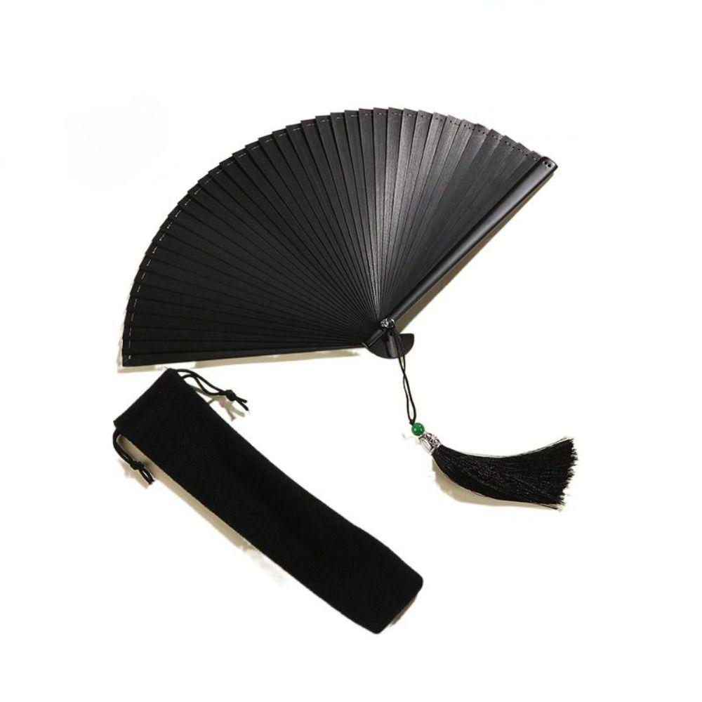 Bamboo Small Handmade Compact Folding Portable Kimono Fan Dance Fan Bamboo Fan Ornament