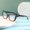 T-cat Eye Frame  New Anti-blue Light Mirror Female Fashion Retro Ins Lens Frame