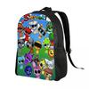Custom Cartoon Sprunki Backpacks for Women Men Water Resistant College School Bag Print Bookbags