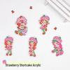 Strawberry Shortcake Anime Acrylic Keychain – Custom Star Pendants & Small Gifts