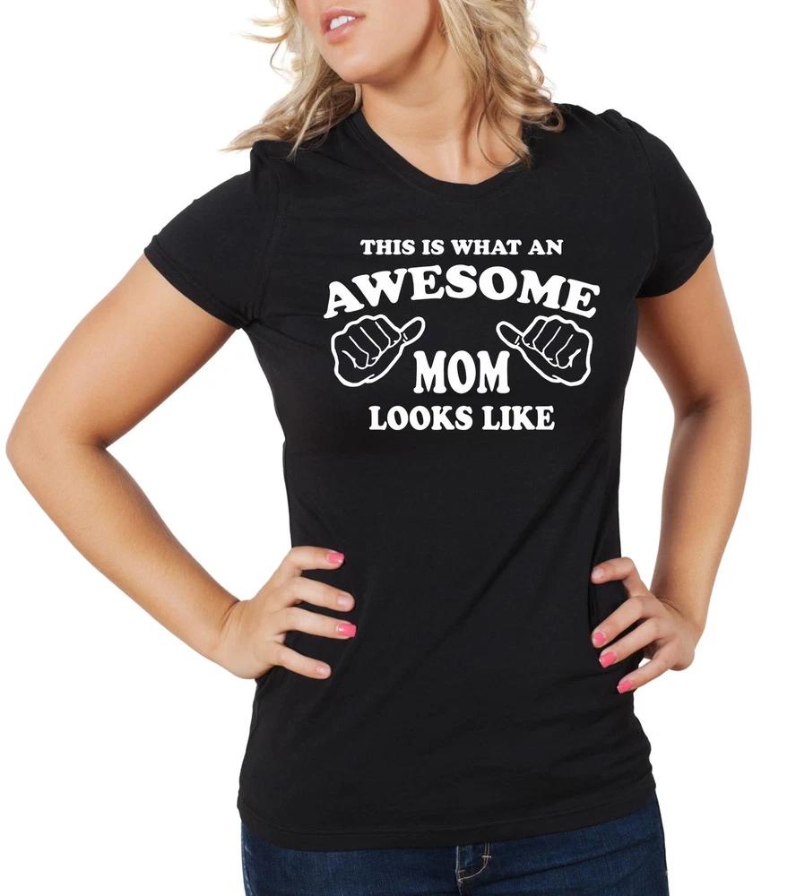 Gift for Mom Awesome Mom Tshirt Gift for Mother Mom Mommy Birthday Gift Tee S