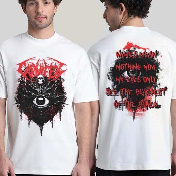 Carnifex Merch Name Means Nothing My Eyes See Only The Blackest Black Tee L