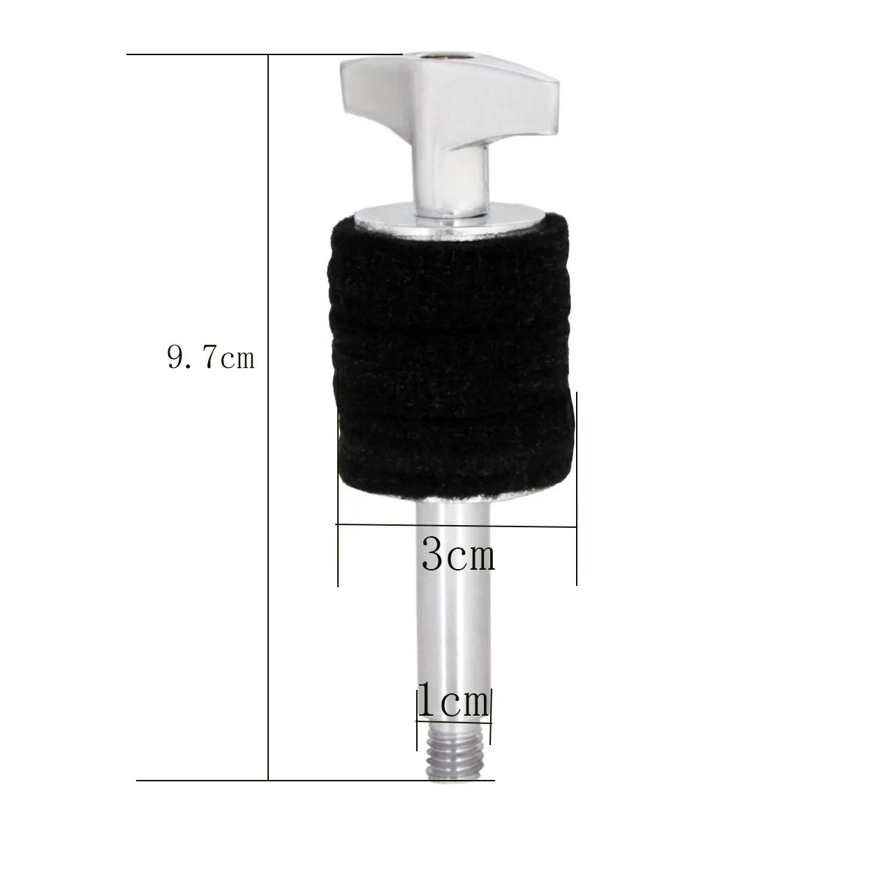 

Cymbal Stacker Iron Plating Drum Hanging Screw Metal With Felt Washers Percussion Musical Instrument Accessory Drum Kit Parts