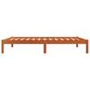 Vidaxl Bed Frame Without Mattress, Waxed Brown, 90X190 Cm, Pine