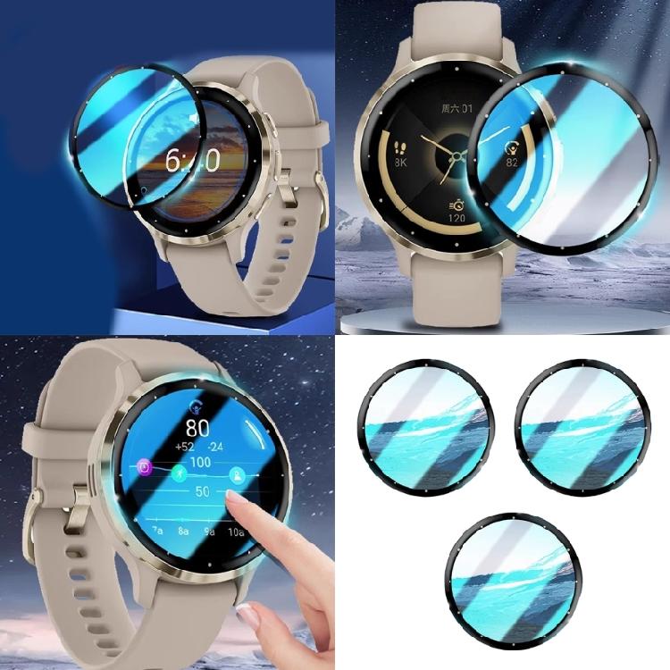 Pack of 3pcs High Transparency Protective Film Slim Design for 3S Watch Scratch Resistant Screen Film