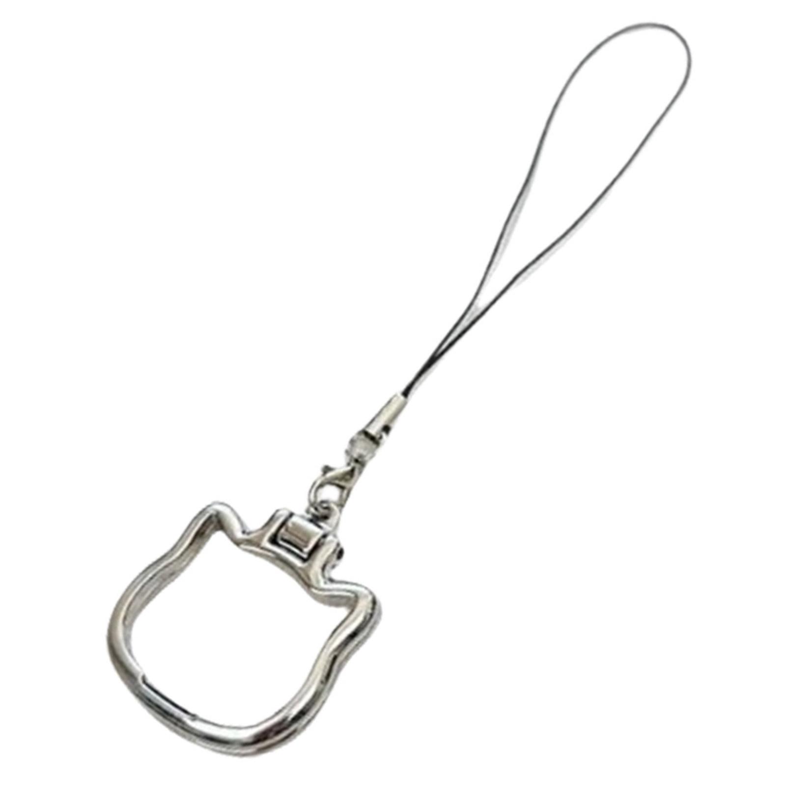 

Модная цепочка для телефона с изображением кошек, подвеска для телефона с держателем для телефона, регулируемый ремешок для телефона, портативный держатель для телефона