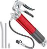 7000PSI High-pressure Pumping Grease Filling with Flexible Hose Manual Pistol Grip Grease Gun Set Aluminum Alloy Mini Grease Gun