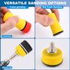 268 PCS 1 Inch Wet Dry Sanding Discs and Drums, 60 to 10000 Grit Wet Dry Sandpaper Micro Sand Paper with 1/8" Shank Backing Pad, fit