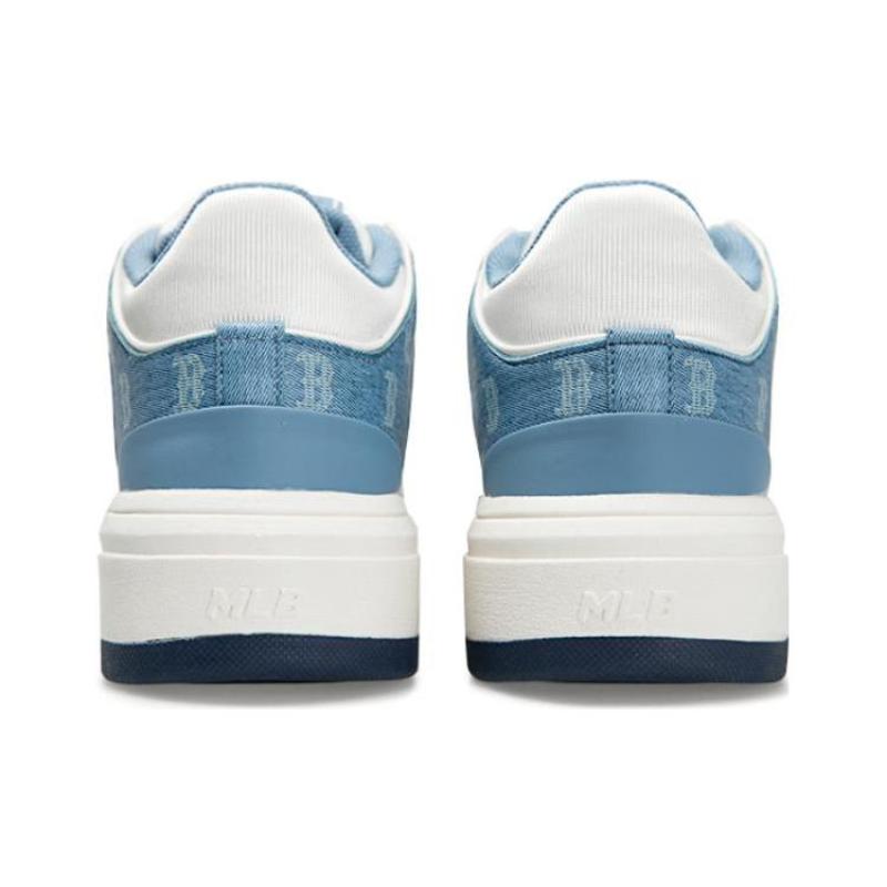 MLB Chunky Liner Mid Blue White Sneakers 3ASXCDN3N-43BLD