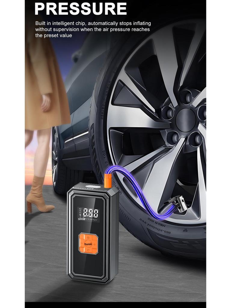 Wireless Electric Portable Tire Inflator for Cars