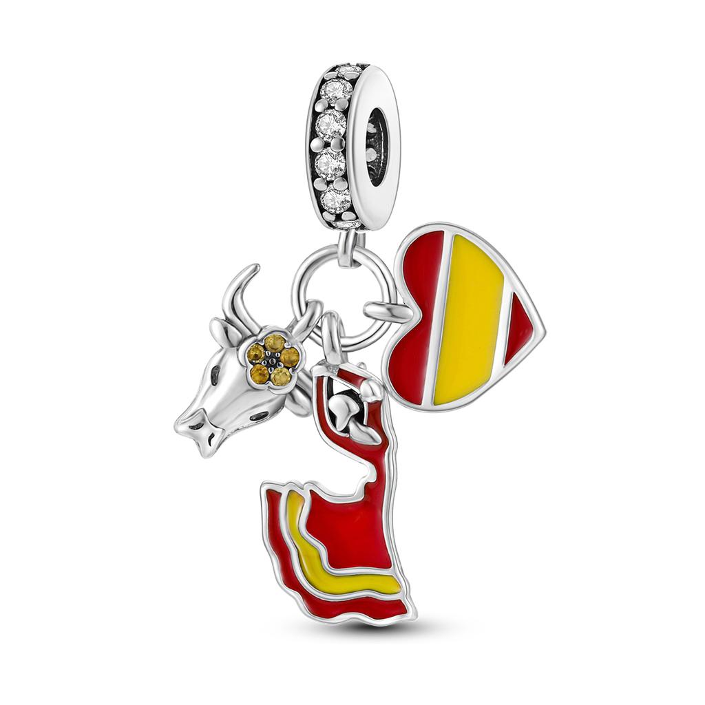 925 Silver Charms European Cup Football Jersey Sneakers Pendants Beads Fit Original Pan Bracelet DIY Fashion Jewelry