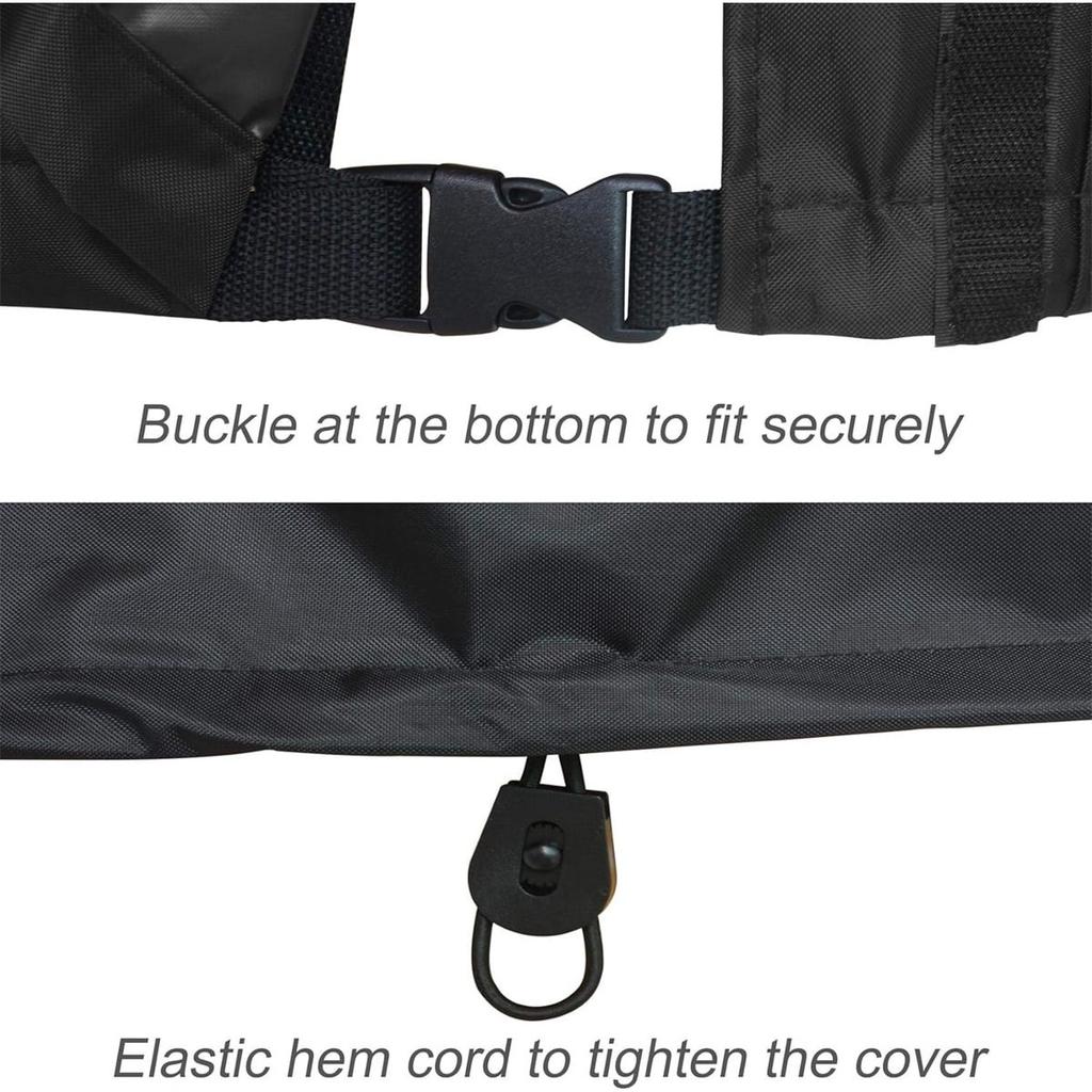 Waterproof Generator Cover,210D Oxford Fabric Covers Heavy Duty Outdoor Generator Cover for 3000-5000 Watt Generators (26 x 20 x 20 inch)