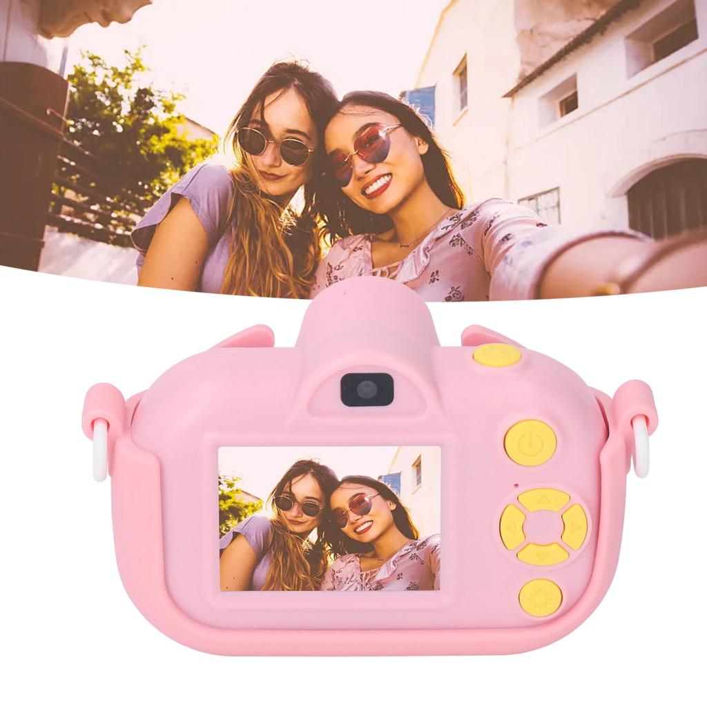 Cute Camera 12MP Digital Video Camera 2in   Screen Multifunctional Front Rr Lens 1080P Selfie Camera for Xmas Gift