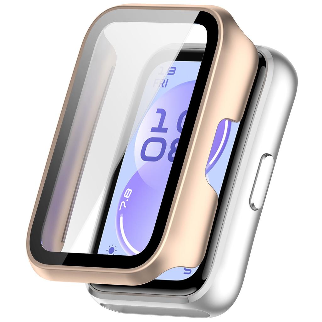 PC Case for Huawei Band 11/11 Pro Screen Protector All-Around Bumper Shell Tempered Glass Cover for Huawei Band 11 Accessories