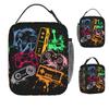 Videospielkonsolen-Controller Retro 80er 90er Arcade-Gamer Brottasche Brotdose Für Unisex Picknick-Kühltasche Thermische Lunchtaschen