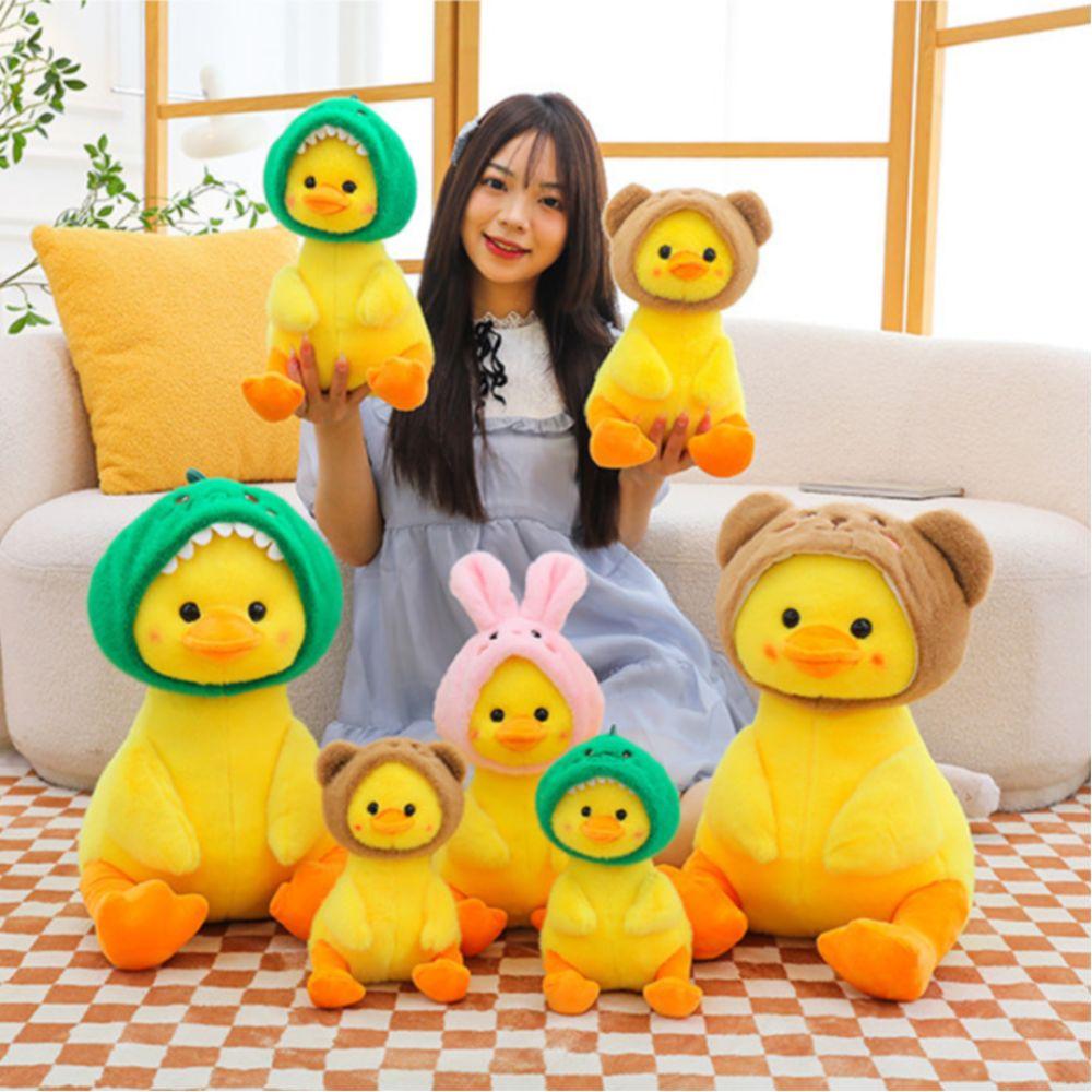 PP Cotton Bear Hood Duck Appease Doll Soft Rabbit Hood Duck Stuffed Doll Girls