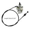 Motorcycle Carburetor Choke Cable Wire Harness 1300mm Line Compatible with PE TRX350 Dirt Pit Bike Motocross Accessories