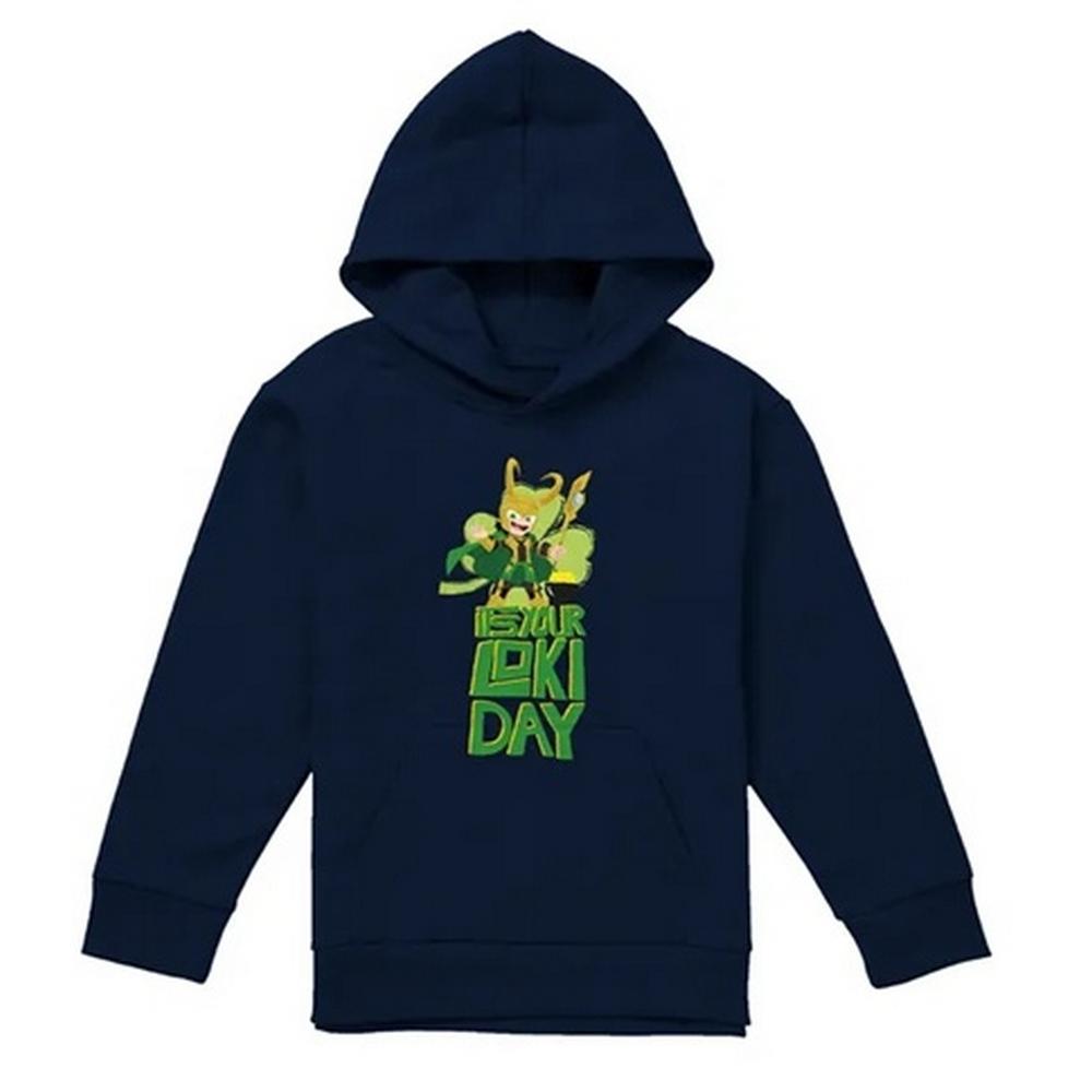 Loki Childrens/Kids Loki Day St Patricks Day Pullover Hoodie