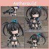 Entzückende schwarze Rock Shooter Chibi Nendoroid 2155 Alicia Actionfigur Modell PVC 10cm
