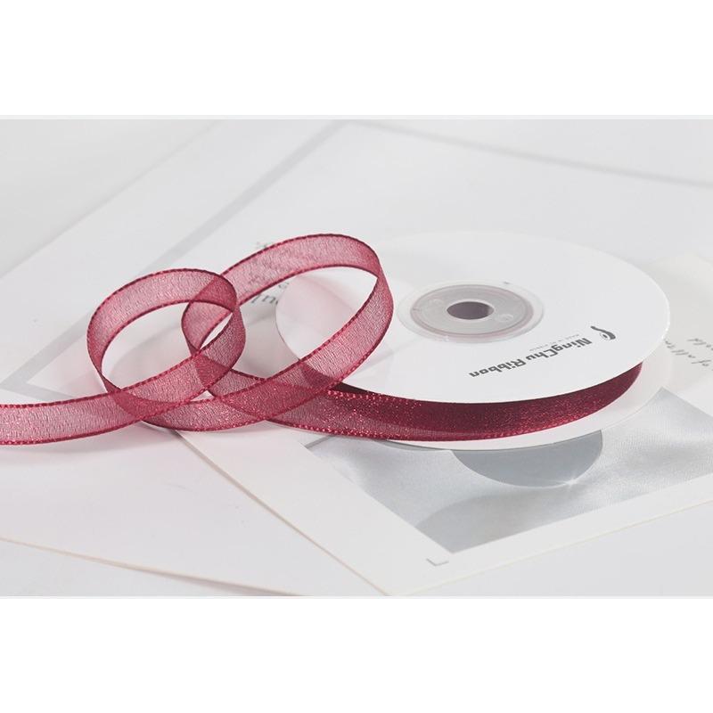 1cm Bubble Yarn  Ribbon  Lace  Flower Snow Yarn  Bow  Tie  Bouquet  Webbing  and Colorful Ribbon Packaging