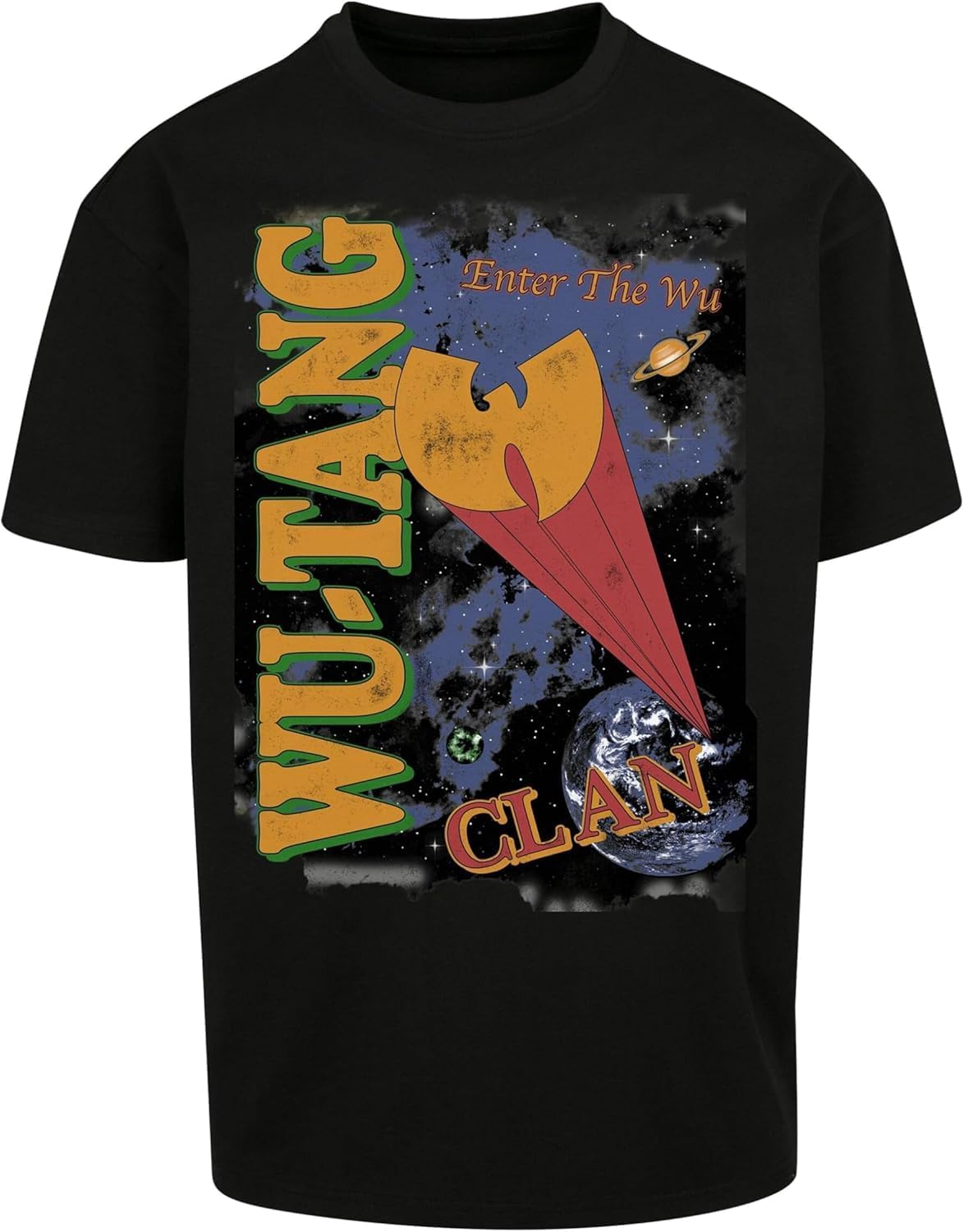 Men s Tang Clan Enter The Wu Oversize Tee T Shirt XS чёрный