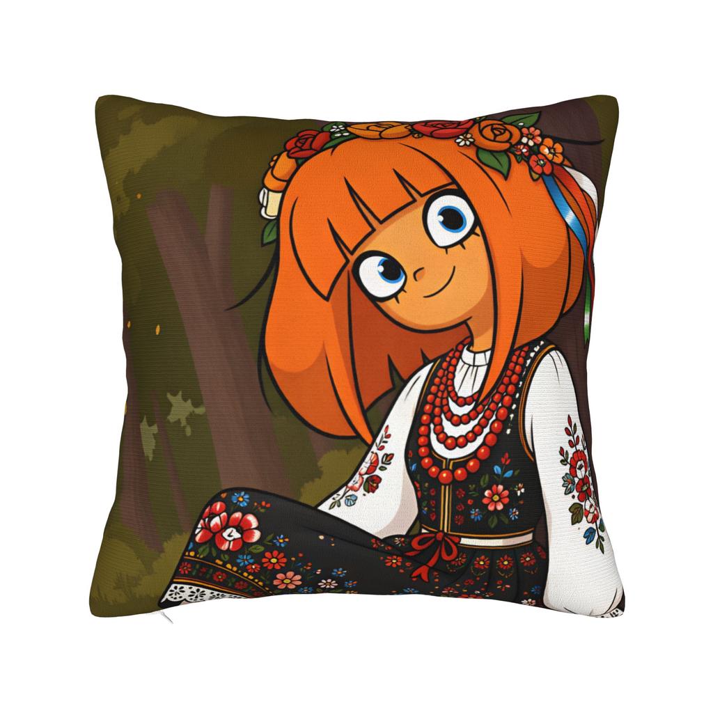 Pillow Case Ongezelligs Polyester Pillow Cover Kawaii Cushion Cover Design Pillowcases For Office Car Home Decorative