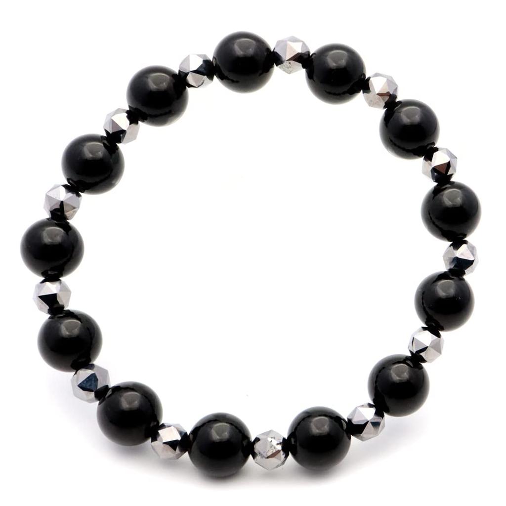 [GOLD STONE] Morion Bracelet Terahertz Accessory Natural Stone Power Stone