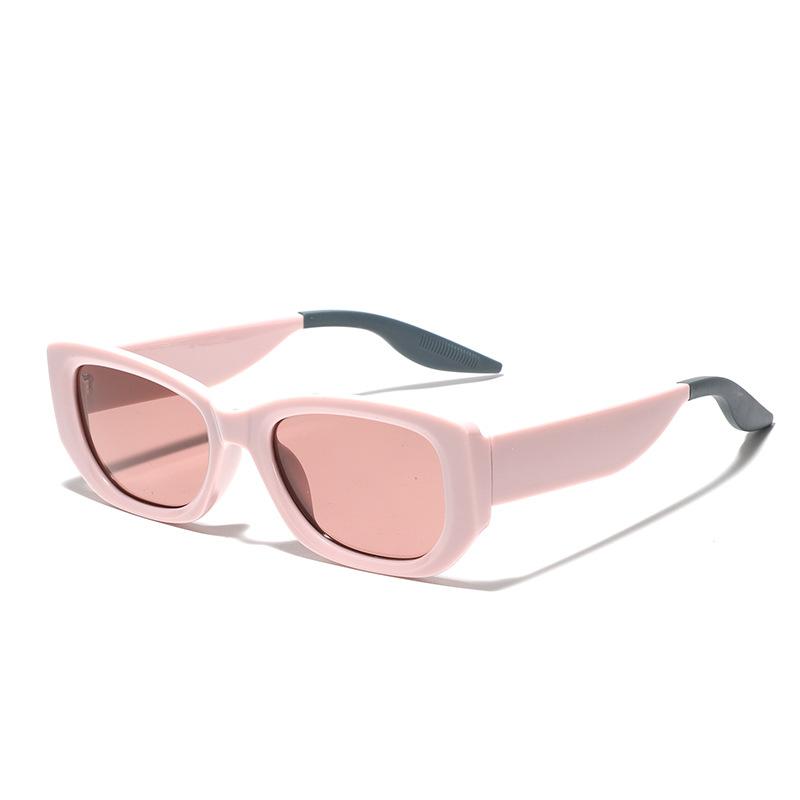 Glasses Wind Square Sunglasses Men'S Future Wind Macaron Color Matching Sunglasses Women'S
