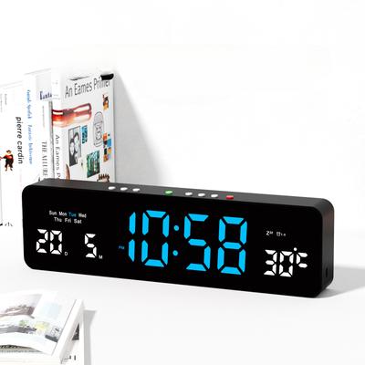 Intelligent LED Electronic Clock Creative Multi Function Large Screen Digital Electronic Clock Living Room Simple Wall Clock