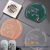 Insect-proof Floor Drain Cover Reusable Drain Stopper Sewer Pipe Cover Thickened Drainage Floor Pad Silicone Drain Cover