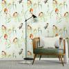 Self Adhesive Wallpapers Home Decor Bird on the Tree Pattern Bedroom Background Wallpaper Furniture Decorative Sticker