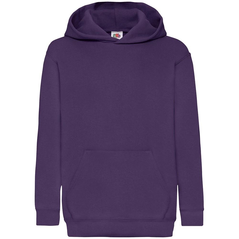 FRUIT OF THE LOOM Kids Unisex Classic 80/20 Hoodie