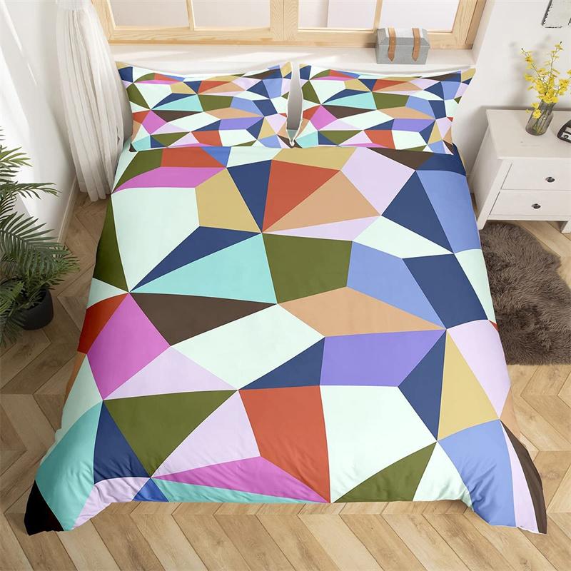 Пододеяльник с изображением заката и геометрическим узором Ombre — фото 14