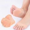 Almohadillas para la parte delantera de la suela, Plantillas a prueba de dolor, Protección para los pies de mujer, Panal antideslizante, Almohadillas para la parte delantera de la suela de medio tamaño, Plantillas antifricción para tacones altos