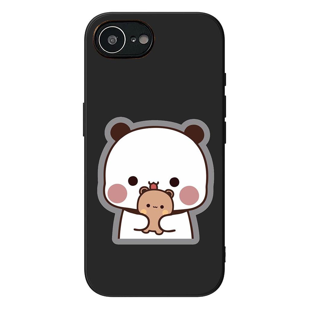 B-Bubus D-Dudus Cute Panda Bear Phone Case for Samsung Galaxy S22 S21 S20 FE Ultra Plus A35 A36 A37 A33 A34 A04 A71 Soft Cover