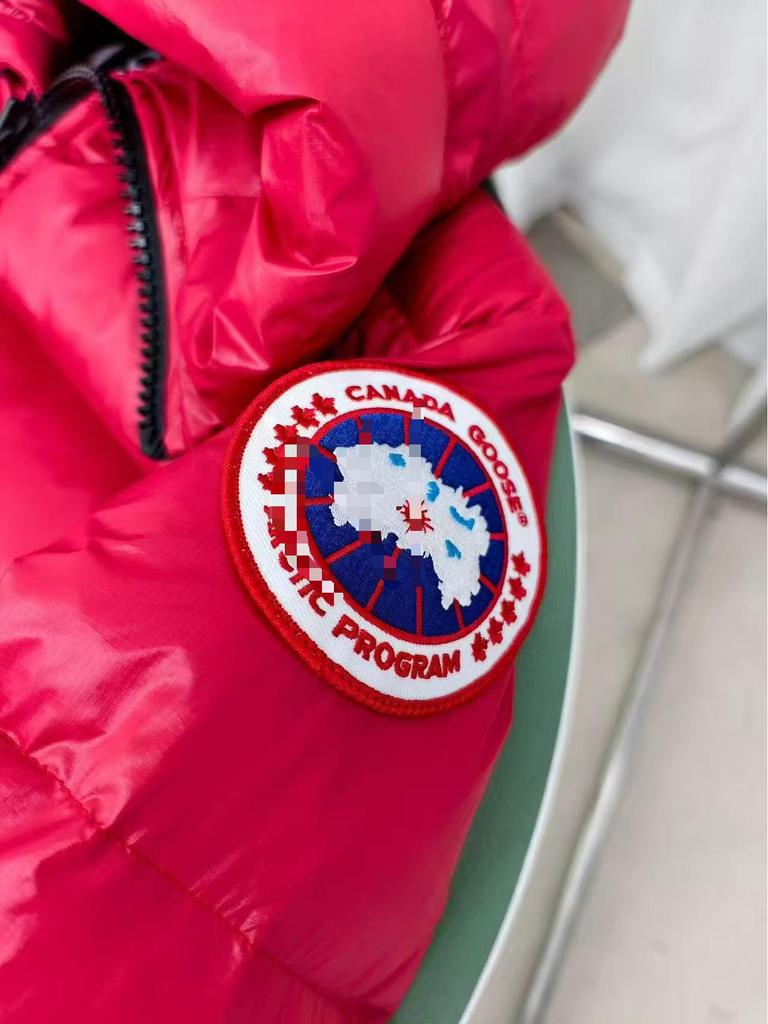 2025 Unisex Canada Goose Błyszcząca Kurtka Puchowa Puffer z Kapturem, Czarna - Ciepła i Luźny Krój