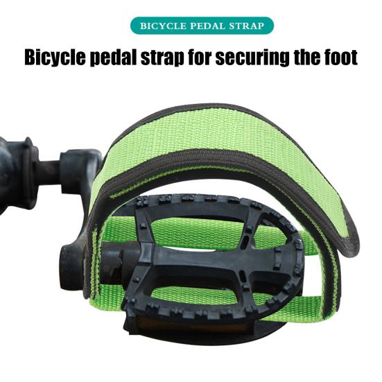 Bike Cycling Pedal Tape Anti-Slip Toe Strap Belt Sturdy Canvas